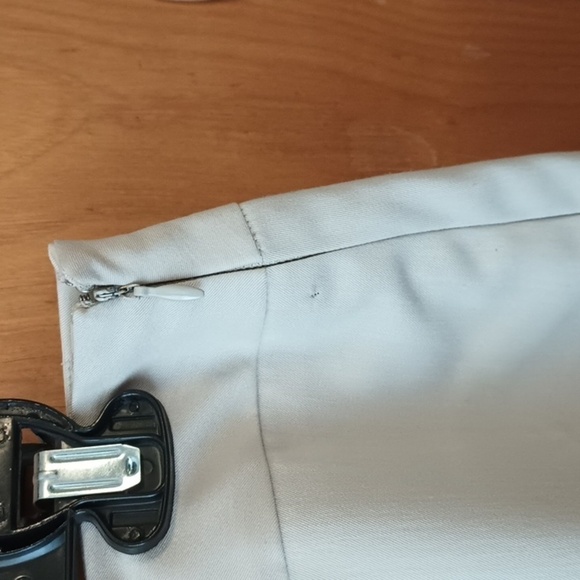 (b1-6) Anne Klein Classic Khaki Career Pencil Midi Skirt 16 - Picture 2 of 5